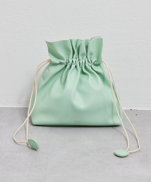 CIAOPANIC TYPY(チャオパニックティピー)の「cipty巾着ショルダーバッグ(ショルダーバッグ・レディース・ホワイト/ブラック/ベージュ/ブラウン/ミント・ONE SIZE)」の22枚目の写真