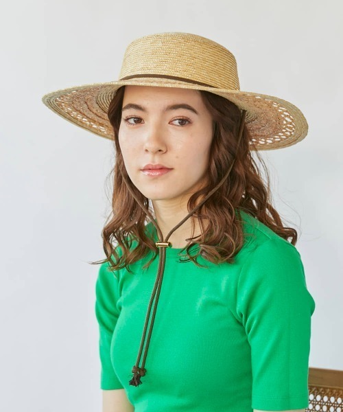 kaorinomori（カオリノモリ）の「カオリノモリ　ペンドハット（ハット・レディース・ナチュラル・M/57.5cm）」の3枚目の写真