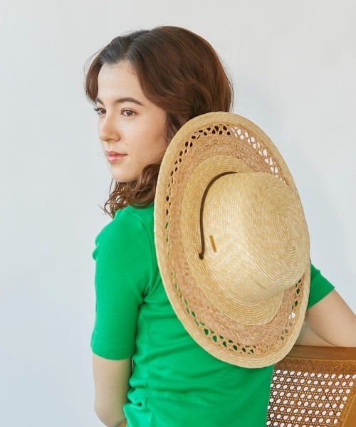 kaorinomori（カオリノモリ）の「カオリノモリ　ペンドハット（ハット・レディース・ナチュラル・M/57.5cm）」の6枚目の写真