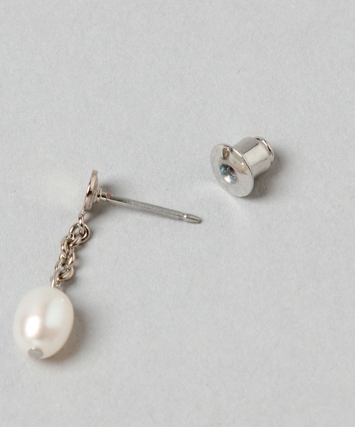 HARE（ハレ）の「ドロップパールピアス(HARE)（ピアス（片耳用）・メンズ・シルバー・FREE）」の3枚目の写真