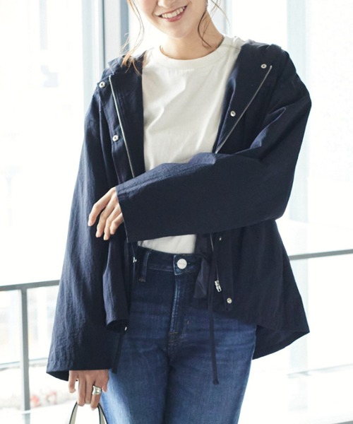 Areeam(アリーム)の「レース付きマウンテンパーカー(マウンテンパーカー・レディース・ライトベージュ/ミント/ネイビー・FREE)」の1枚目の写真