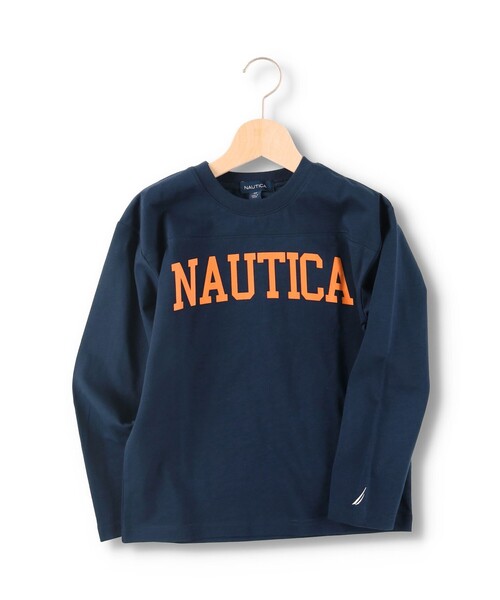 【NAUTICA/ノーティカ】フットボール長袖Tシャツ