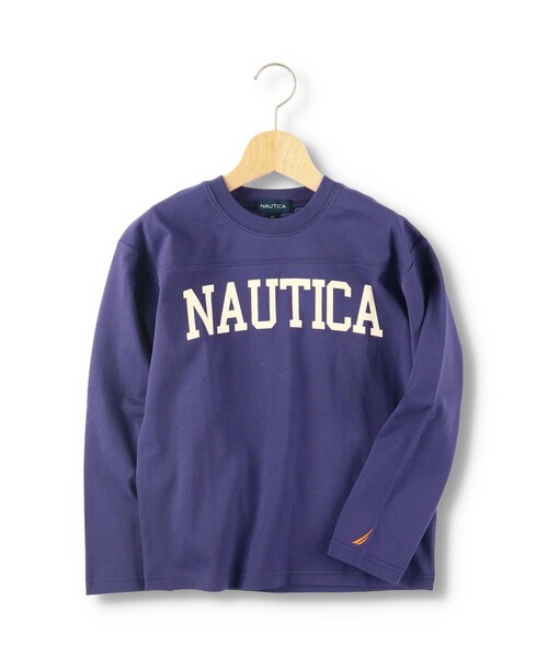 【NAUTICA/ノーティカ】フットボール長袖Tシャツ