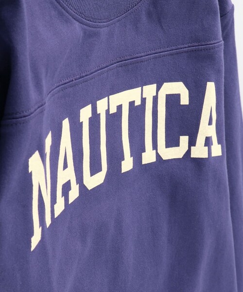 【NAUTICA/ノーティカ】フットボール長袖Tシャツ