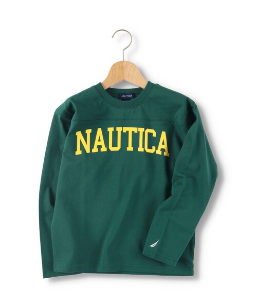 【NAUTICA/ノーティカ】フットボール長袖Tシャツ