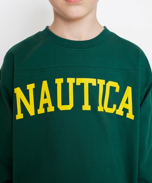 【NAUTICA/ノーティカ】フットボール長袖Tシャツ