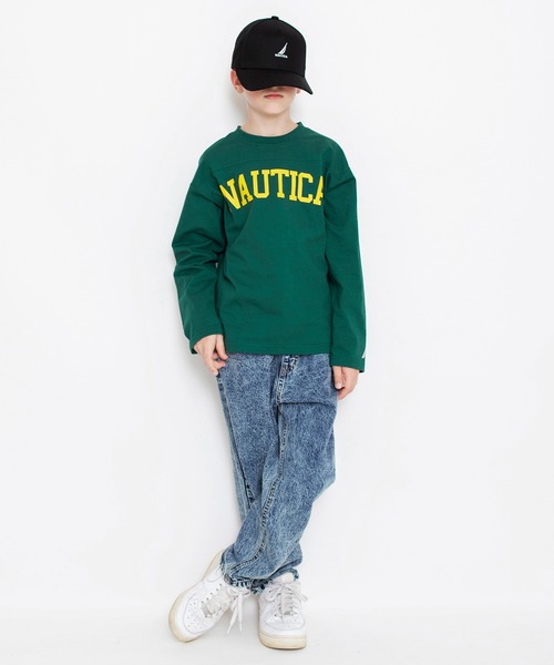 【NAUTICA/ノーティカ】フットボール長袖Tシャツ