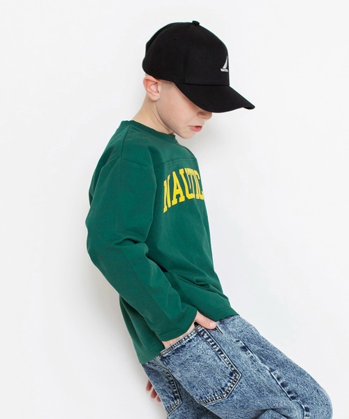 【NAUTICA/ノーティカ】フットボール長袖Tシャツ