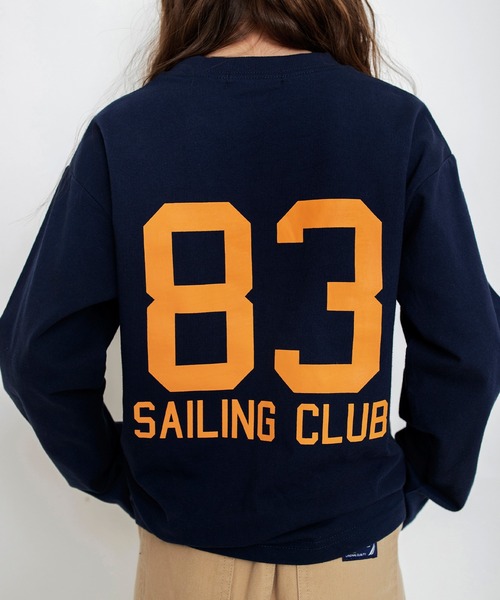 【NAUTICA/ノーティカ】フットボール長袖Tシャツ