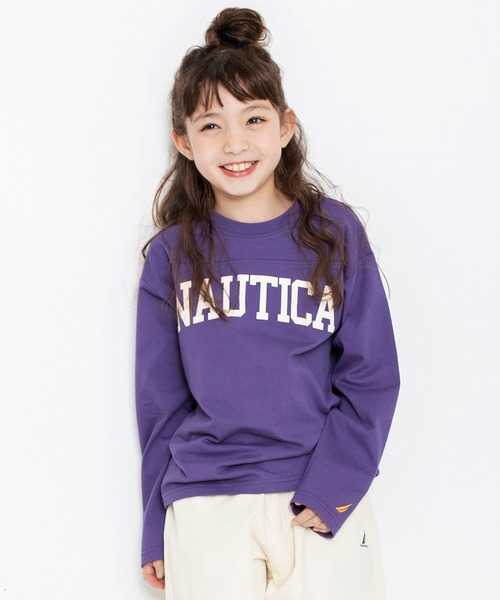 【NAUTICA/ノーティカ】フットボール長袖Tシャツ