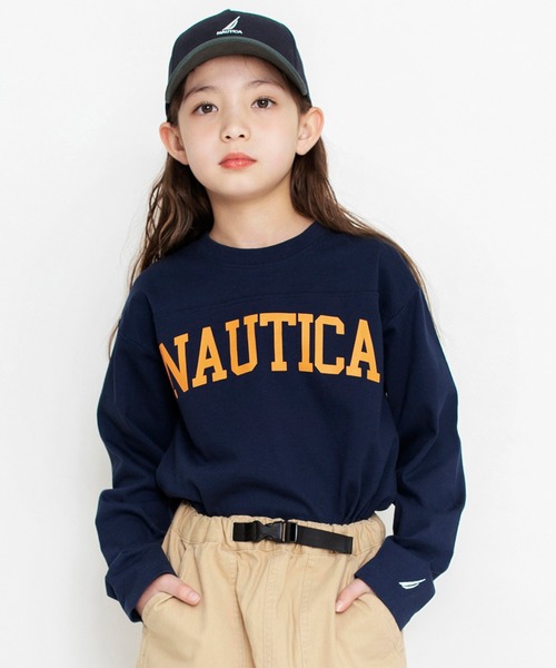 【NAUTICA/ノーティカ】フットボール長袖Tシャツ