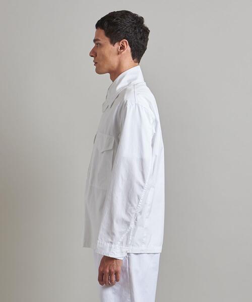 LOEFF（ロエフ）の「＜LOEFF（ロエフ）＞コットン フライト シャツジャケット UNISEX（その他アウター・メンズ・ホワイト/ネイビー・1/2/0）」の15枚目の写真