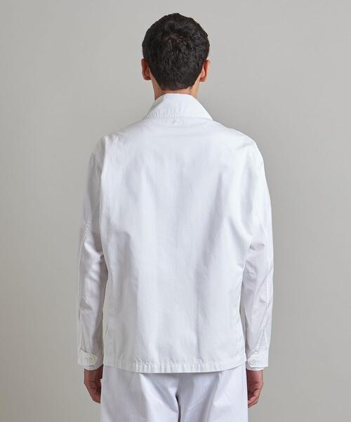 LOEFF（ロエフ）の「＜LOEFF（ロエフ）＞コットン フライト シャツジャケット UNISEX（その他アウター・メンズ・ホワイト/ネイビー・1/2/0）」の14枚目の写真