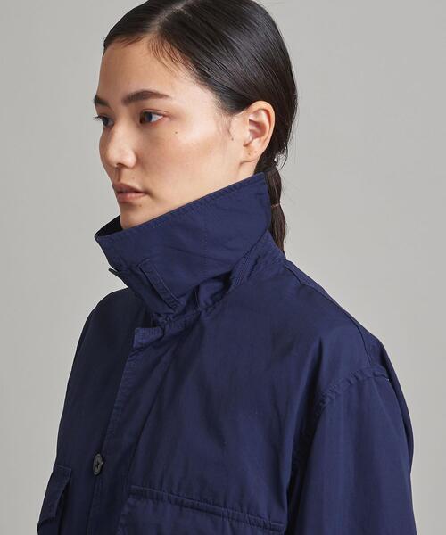 LOEFF（ロエフ）の「＜LOEFF（ロエフ）＞コットン フライト シャツジャケット UNISEX（その他アウター・メンズ・ホワイト/ネイビー・1/2/0）」の5枚目の写真