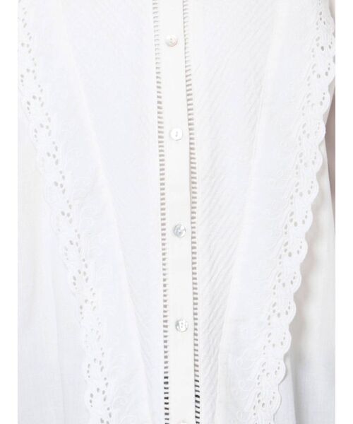 Ungrid(アングリッド)の「コットンフリルブラウス(シャツ/ブラウス・レディース・ブラック/オフホワイト・FREE)」の14枚目の写真