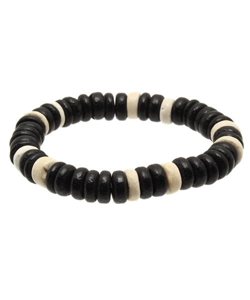 WEGO（ウィゴー）の「WEGO/ウッドセットブレスレット（ブレスレット・メンズ・その他1・FREE）」の4枚目の写真