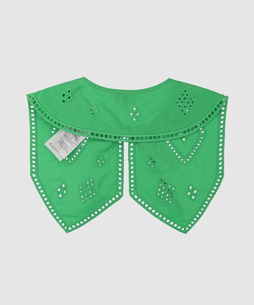 GANNI（ガニー）の「Broderie Anglaise（付け襟・レディース・ブルー系その他/グリーン・ONE SIZE）」の3枚目の写真