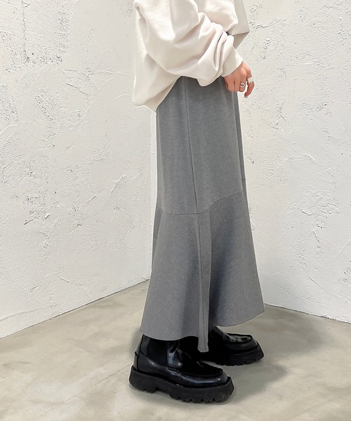 apres jour mignon（アプレジュールミニョン）の「ポンチマーメイドスカート【ZOZOTOWN限定アイテム】（スカート・レディース・杢グレー/ピンク/ブラック・X-LARGE/MEDIUM/SMALL）」の8枚目の写真