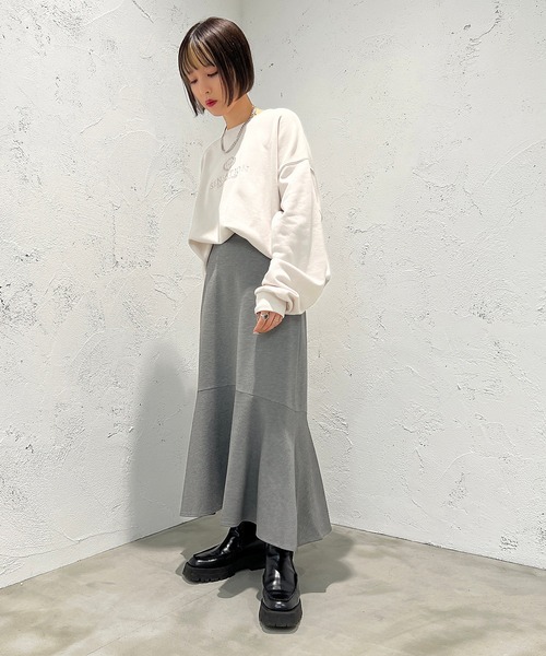 apres jour mignon（アプレジュールミニョン）の「ポンチマーメイドスカート【ZOZOTOWN限定アイテム】（スカート・レディース・杢グレー/ピンク/ブラック・X-LARGE/MEDIUM/SMALL）」の10枚目の写真