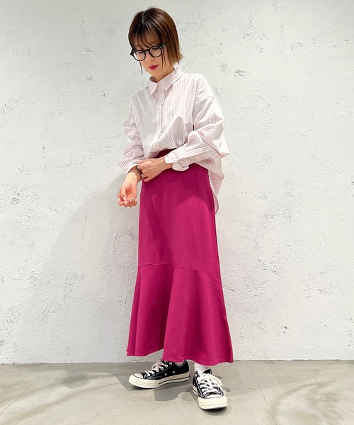 apres jour mignon（アプレジュールミニョン）の「ポンチマーメイドスカート【ZOZOTOWN限定アイテム】（スカート・レディース・杢グレー/ピンク/ブラック・X-LARGE/MEDIUM/SMALL）」の16枚目の写真