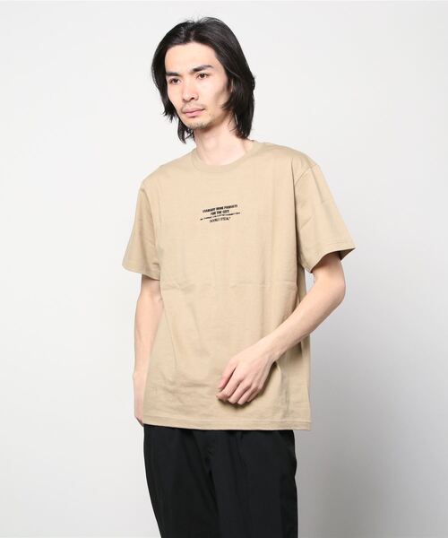 DOUBLE STEAL(ダブルスティール)の「Standard Embroidery 半袖Tシャツ(Tシャツ/カットソー・メンズ・ホワイト/ブラック/カーキ/グリーン/ブルーグレー・MEDIUM/LARGE/X-LARGE/XX-LARGE)」の5枚目の写真