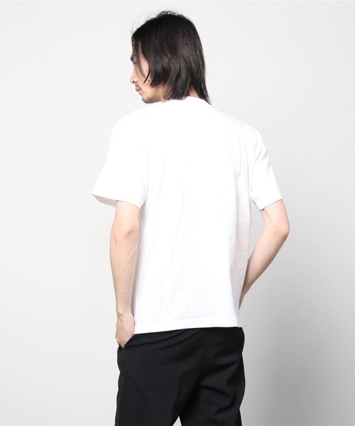 DOUBLE STEAL(ダブルスティール)の「Standard Embroidery 半袖Tシャツ(Tシャツ/カットソー・メンズ・ホワイト/ブラック/カーキ/グリーン/ブルーグレー・MEDIUM/LARGE/X-LARGE/XX-LARGE)」の8枚目の写真