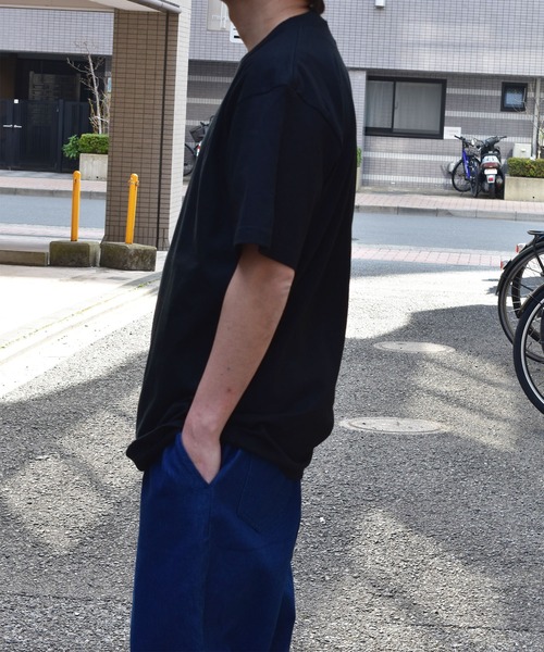 DOUBLE STEAL(ダブルスティール)の「Standard Embroidery 半袖Tシャツ(Tシャツ/カットソー・メンズ・ホワイト/ブラック/カーキ/グリーン/ブルーグレー・MEDIUM/LARGE/X-LARGE/XX-LARGE)」の11枚目の写真