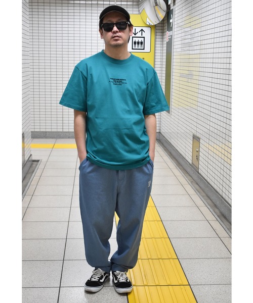 DOUBLE STEAL(ダブルスティール)の「Standard Embroidery 半袖Tシャツ(Tシャツ/カットソー・メンズ・ホワイト/ブラック/カーキ/グリーン/ブルーグレー・MEDIUM/LARGE/X-LARGE/XX-LARGE)」の15枚目の写真