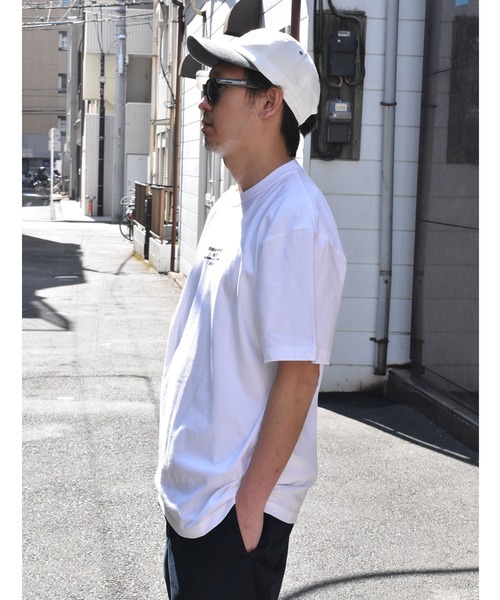 DOUBLE STEAL(ダブルスティール)の「Standard Embroidery 半袖Tシャツ(Tシャツ/カットソー・メンズ・ホワイト/ブラック/カーキ/グリーン/ブルーグレー・MEDIUM/LARGE/X-LARGE/XX-LARGE)」の16枚目の写真