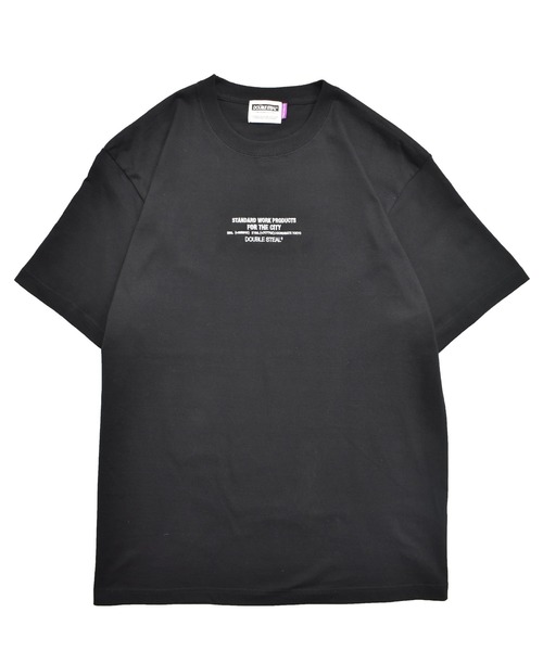 DOUBLE STEAL(ダブルスティール)の「Standard Embroidery 半袖Tシャツ(Tシャツ/カットソー・メンズ・ホワイト/ブラック/カーキ/グリーン/ブルーグレー・MEDIUM/LARGE/X-LARGE/XX-LARGE)」の18枚目の写真