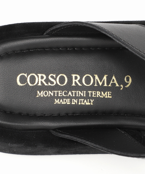 CORSO ROMA，9（コルソローマ）の「CORSO ROMA 9 レザーアツゾコトングサンダル（サンダル・レディース・キャメル/ブラック系その他・36/37/38）」の13枚目の写真