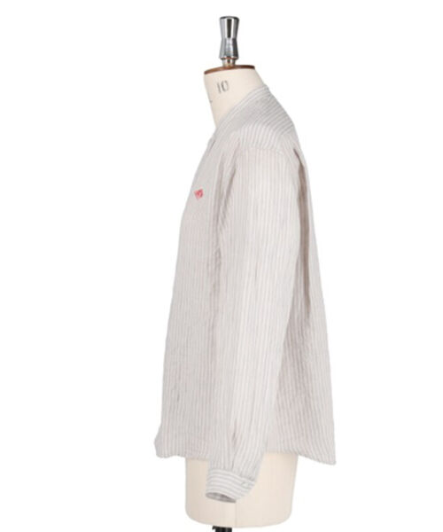 DANTON（ダントン）の「【WEB限定】【DANTON/ダントン】BAND COLLAR SHIRT L/S　＃JD-3606 KLP（シャツ/ブラウス・レディース・ブラック系その他3/ブルー系その他7・38）」の14枚目の写真