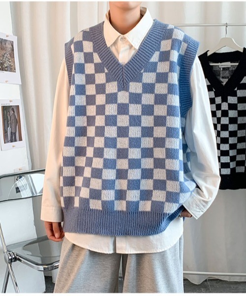 新品タグ付き♡マルゴーニットベスト♡ WARAIJOGO（ワライジョウゴ）の「【WARAIJOGO】フラグチェック