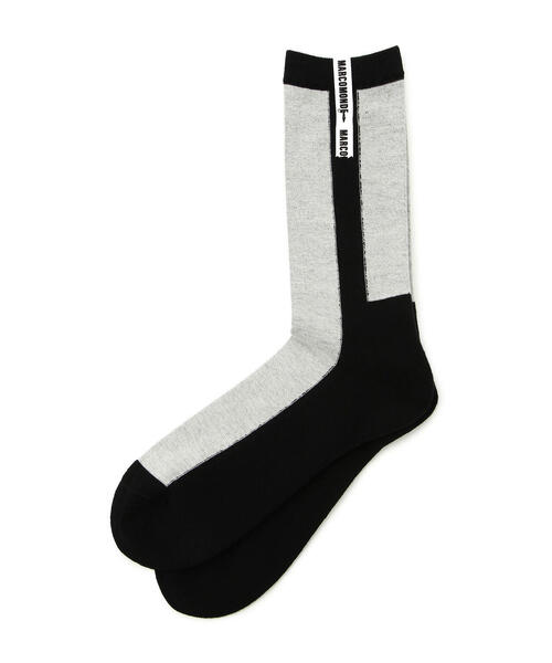 MARCOMONDE（マルコモンド）の「MARCOMONDE（マルコモンド）NCMM-003 / Side Line ソックス/メンズ（ソックス/靴下・メンズ・ホワイト/オレンジ/ブルー・FREE）」の4枚目の写真