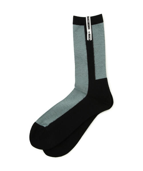 MARCOMONDE（マルコモンド）の「MARCOMONDE（マルコモンド）NCMM-003 / Side Line ソックス/メンズ（ソックス/靴下・メンズ・ホワイト/オレンジ/ブルー・FREE）」の5枚目の写真