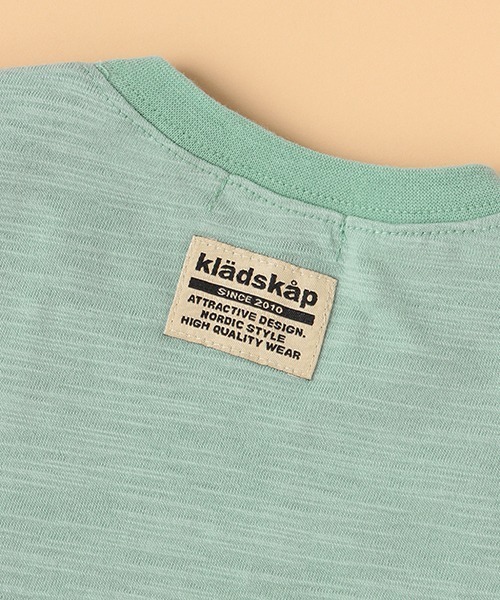 kladskap(クレードスコープ)の「車アップリケベストレイヤード風5分袖Tシャツ(Tシャツ/カットソー・キッズ・ブルー/チャコール・110cm/130cm/120cm/90cm/100cm)」の10枚目の写真