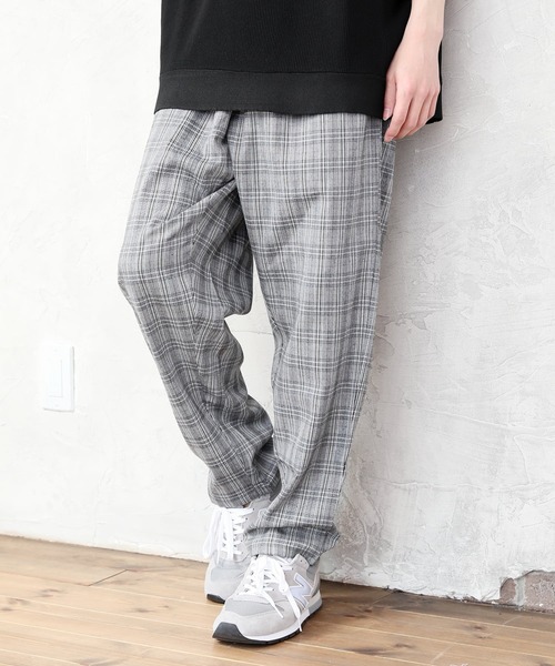 TopIsm（トップイズム）の「総柄無地シェフパンツ/カラーパンツ（その他パンツ・メンズ・ブラック/ベージュ/チャコールグレー/カーキ/ライトブルー/ネイビー/グレー系カモフラージュ/レオパード/ブラック系その他/チェック/ストライプ・M/L/LL）」の11枚目の写真