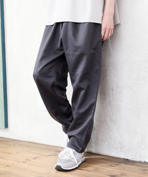 TopIsm（トップイズム）の「総柄無地シェフパンツ/カラーパンツ（その他パンツ・メンズ・ブラック/ベージュ/チャコールグレー/カーキ/ライトブルー/ネイビー/グレー系カモフラージュ/レオパード/ブラック系その他/チェック/ストライプ・M/L/LL）」の4枚目の写真