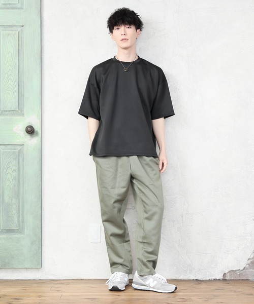 TopIsm（トップイズム）の「総柄無地シェフパンツ/カラーパンツ（その他パンツ・メンズ・ブラック/ベージュ/チャコールグレー/カーキ/ライトブルー/ネイビー/グレー系カモフラージュ/レオパード/ブラック系その他/チェック/ストライプ・M/L/LL）」の16枚目の写真