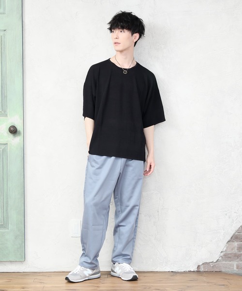 TopIsm（トップイズム）の「総柄無地シェフパンツ/カラーパンツ（その他パンツ・メンズ・ブラック/ベージュ/チャコールグレー/カーキ/ライトブルー/ネイビー/グレー系カモフラージュ/レオパード/ブラック系その他/チェック/ストライプ・M/L/LL）」の17枚目の写真