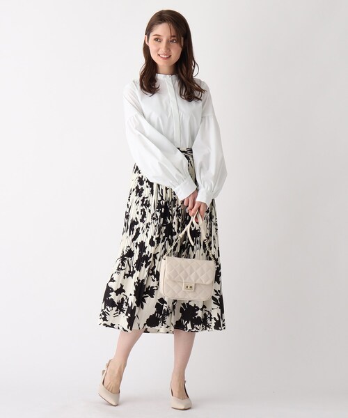 index（インデックス）の「◆キルティングバッグルバッグ（ショルダーバッグ・レディース・ブラック/オフホワイト・00）」の10枚目の写真