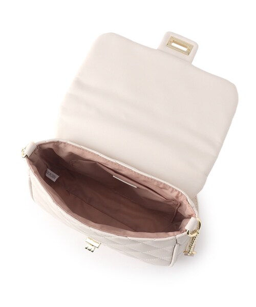 index（インデックス）の「◆キルティングバッグルバッグ（ショルダーバッグ・レディース・ブラック/オフホワイト・00）」の15枚目の写真