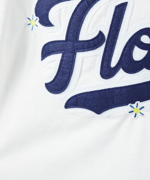 FREAK'S STORE（フリークスストア）の「FREAK'S STORE/フリークスストア フェルトロゴ  フラワー刺繍TEE/サガラ/刺繍/チームロゴ/花柄（Tシャツ/カットソー・メンズ・ホワイト/ブラック/グレー/アッシュグレー/グリーン/ネイビー・SMALL/MEDIUM/LARGE）」の19枚目の写真