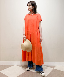 ITEMS URBANRESEARCH | ノースリーブシャツワンピース(ワンピース)