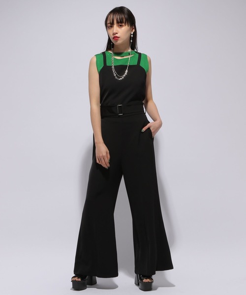 HARE(ハレ)の「バックアキオールインワン(HARE)(つなぎ/オールインワン・レディース・ブラック/ブラウン・FREE)」の12枚目の写真