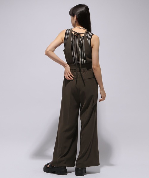 HARE(ハレ)の「バックアキオールインワン(HARE)(つなぎ/オールインワン・レディース・ブラック/ブラウン・FREE)」の16枚目の写真