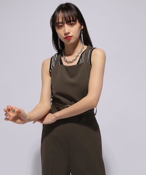 HARE(ハレ)の「バックアキオールインワン(HARE)(つなぎ/オールインワン・レディース・ブラック/ブラウン・FREE)」の13枚目の写真