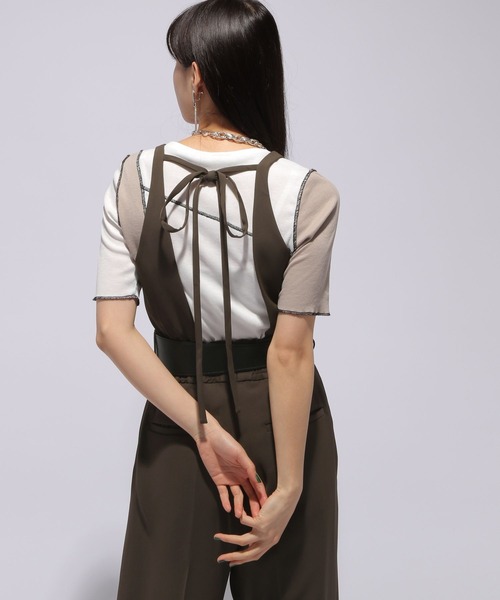 HARE(ハレ)の「バックアキオールインワン(HARE)(つなぎ/オールインワン・レディース・ブラック/ブラウン・FREE)」の17枚目の写真