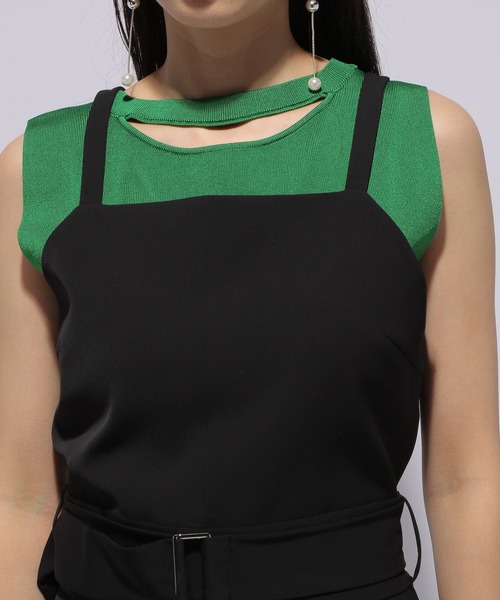 HARE(ハレ)の「バックアキオールインワン(HARE)(つなぎ/オールインワン・レディース・ブラック/ブラウン・FREE)」の14枚目の写真