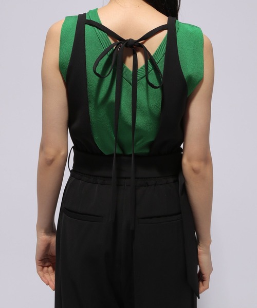 HARE(ハレ)の「バックアキオールインワン(HARE)(つなぎ/オールインワン・レディース・ブラック/ブラウン・FREE)」の5枚目の写真